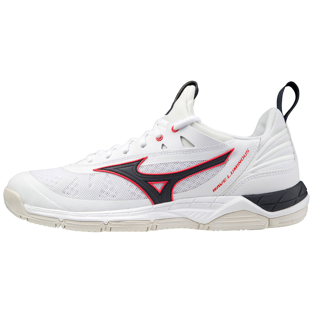 Mizuno Wave Luminous Férfi Röplabda Cipő Fehér/Piros ZUH786092